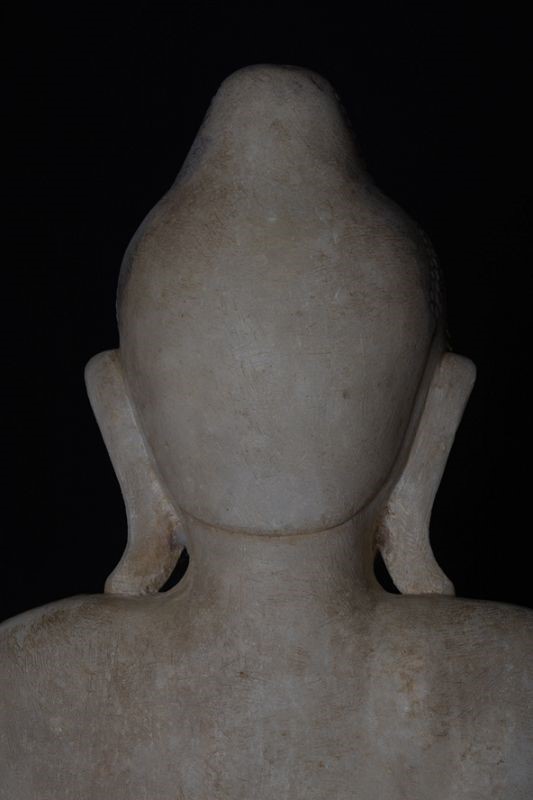 Burmese Alabaster Standing Buddha